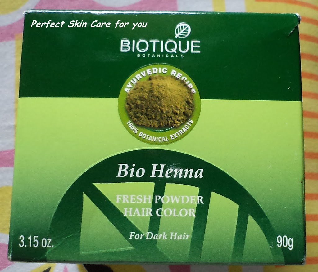 Biotique Bio Henna fresh Powder Hair Color {Product Review} - Perfect Skin  Care for you